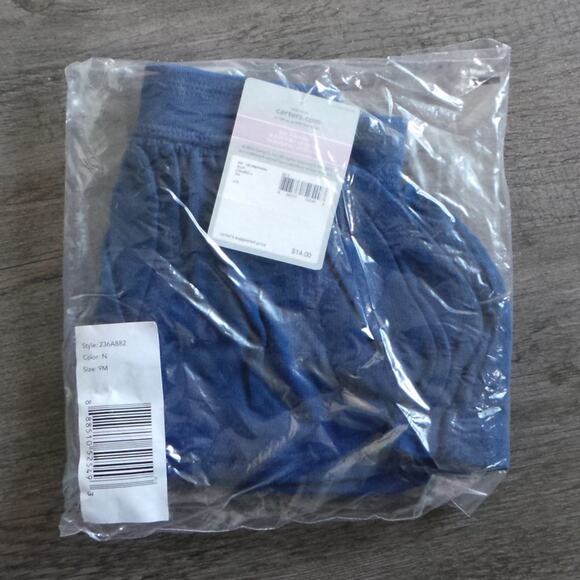 Carter's Scooter Skirt 9M Baby Girls Navy Blue Pleated Short Drawstring Casual - Picture 2 of 4